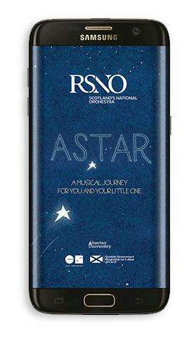 Phone showing the Astra RSNO app