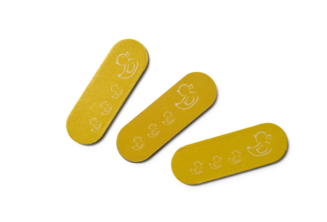 Yellow emery boards from the Baby Box