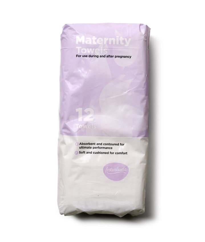 Maternity towels from the Baby Box