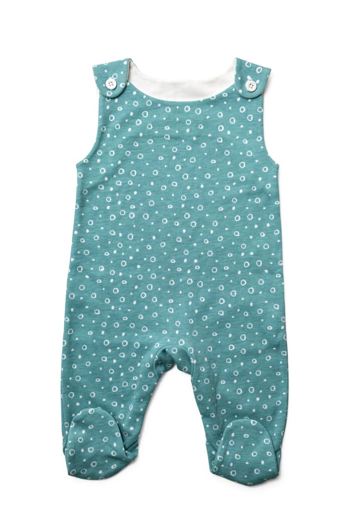 Teal all-in-one day suit from the Baby Box